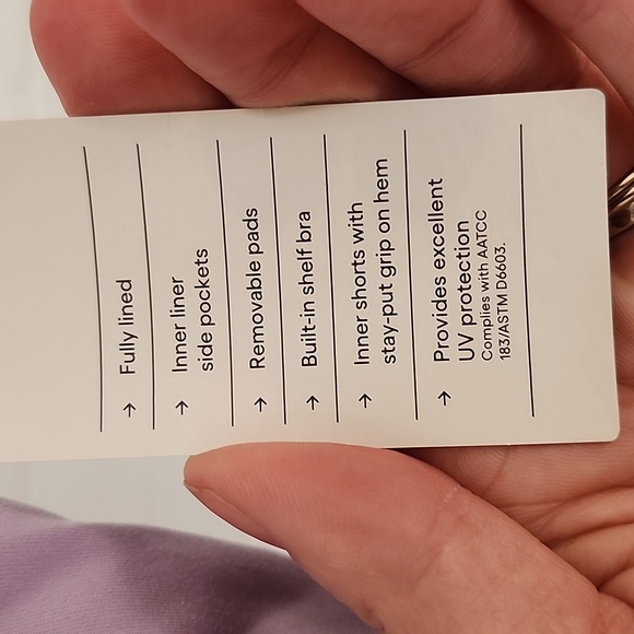 Lavender Athletic Dress, Large - Picture 4 of 9